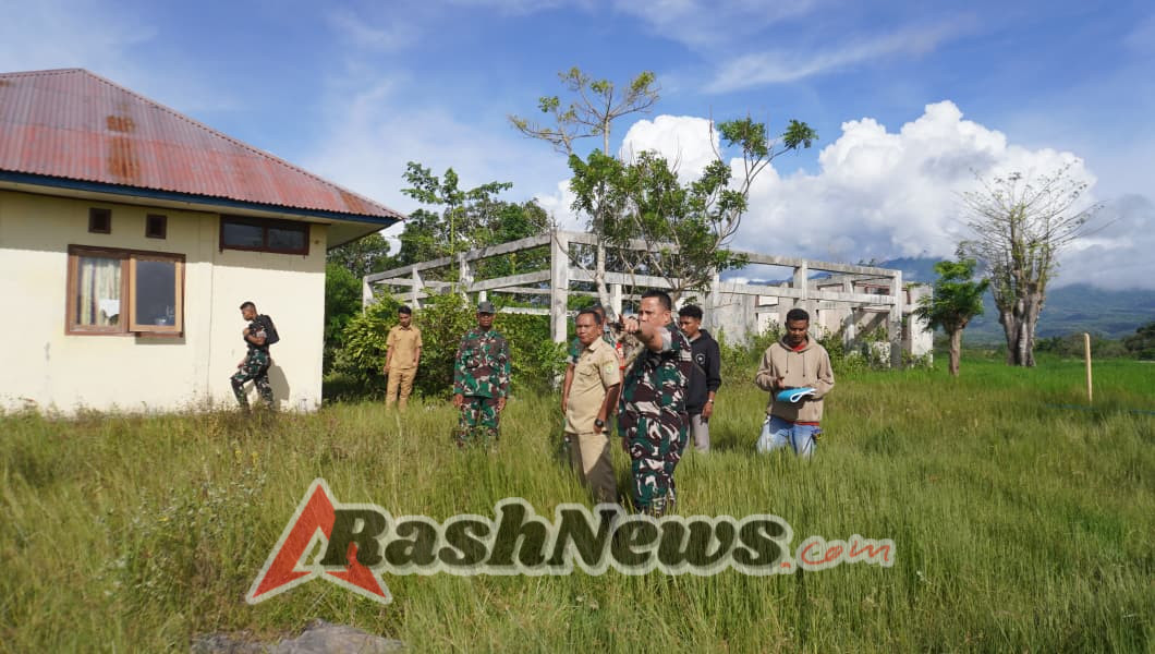 Siap Bangun Ekonomi Kerakyatan, Dandim 1630/Manggarai Barat Tinjau Kesiapan Lahan Koperasi Merah Putih Koramil Lembor.