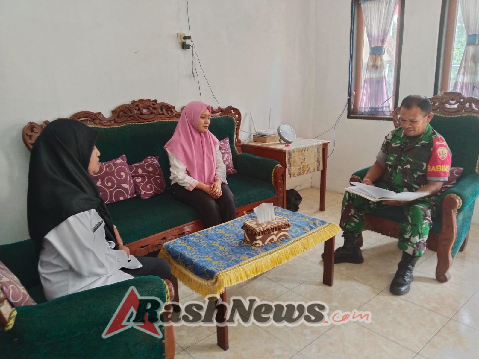 Babinsa Turun ke Sekolah, Puldatater di SDI Ende 12 Berjalan Lancar dan Komunikatif