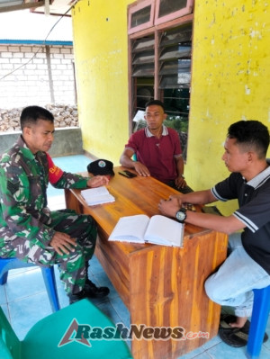 Serma Yusuf Tungga Laksanakan Komsos Bahas Pembangunan Koperasi Desa di Oebela