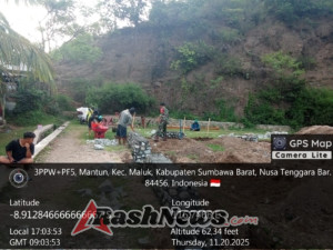 Progres Pembangunan Koperasi Merah Putih Mantun Berjalan Sesuai Tahapan