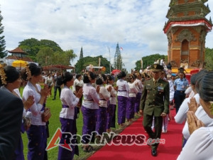 Dandim Tabanan Meriahkan Peringatan Puputan Margarana ke-79 yang Dipimpin Gubernur Bali