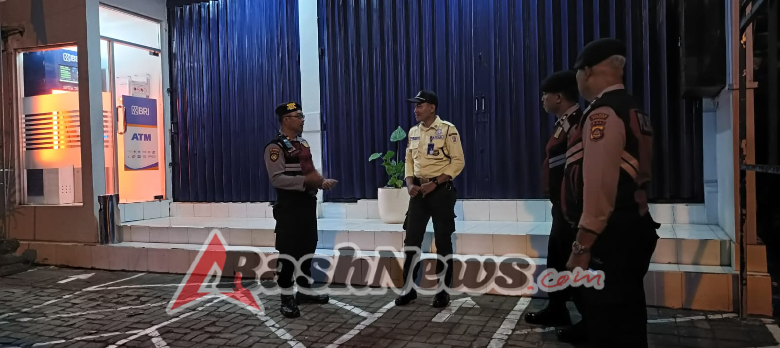 Umanis Galungan Kondusif, Samapta Polsek Abiansemal Gelar Patroli Harkamtibmas