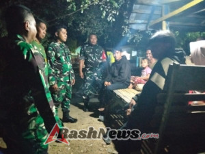 Babinsa Serma Rizaludin Pimpin Patroli Malam di Kelurahan Sarae Kota Bima