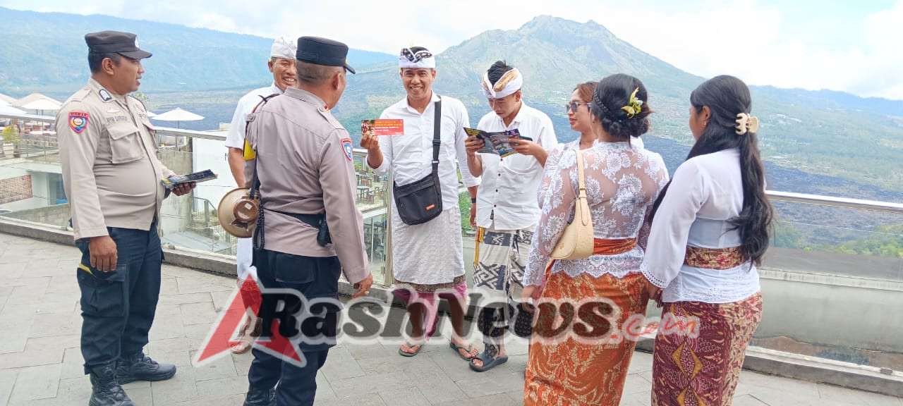 Ops Zebra Agung 2025 — Polres Bangli Gelorakan Keselamatan Berlalu Lintas di Jalur Wisata Penelokan Kintamani
