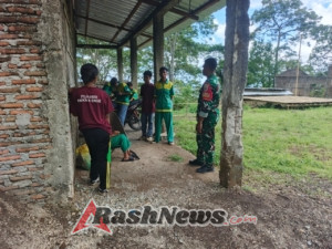 Babinsa Detukeli Aktif Bersama Generasi Muda, Pastikan Kamtibmas di SMKN 6 Kondusif