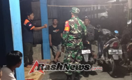 ‎Babinsa dan Warga Aik Dewa Kompak Tingkatkan Keamanan Wilayah ‎