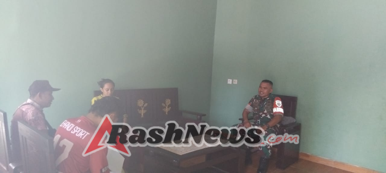 Ciptakan Lingkungan Sehat, Babinsa Sampaikan Imbauan Kebersihan kepada Warga Desa Oehandi