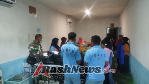 Penguatan Gizi Pelajar: Babinsa Rote Timur Dampingi Distribusi Menu Sehat pada TK–SMA