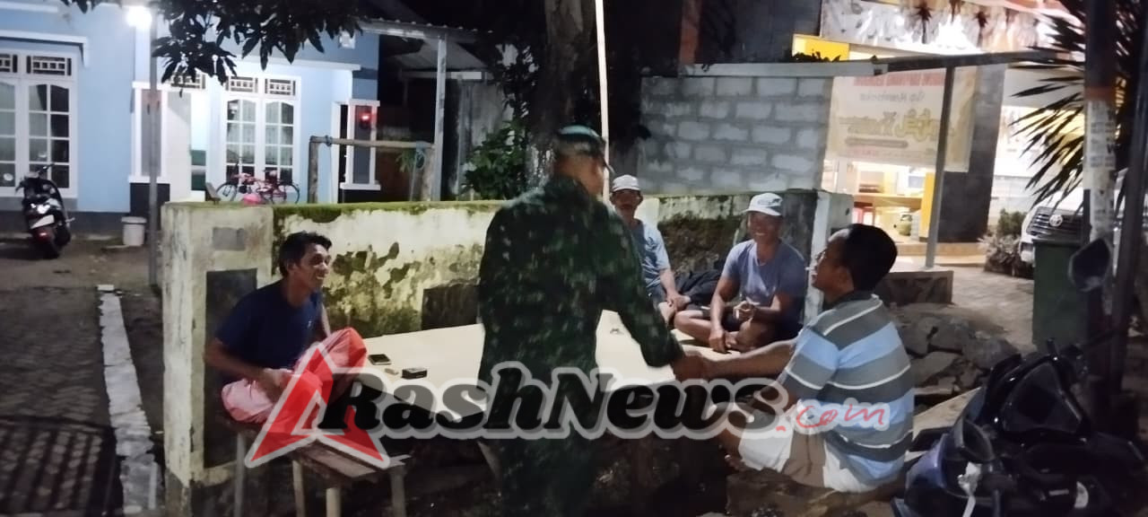 Koramil 1628-02/Sekongkang Tingkatkan Pengamanan Lewat Patroli Malam di Wilayah Binaan