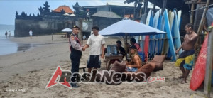 Cegah Curanmor Polsek Kuta Utara Fokus Patroli Di Area Wisata Batu Bolong