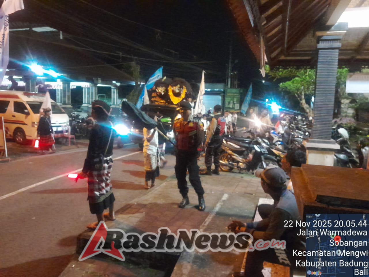 Polsek Mengwi Amankan Kegiatan Bawiswara Barong Festival