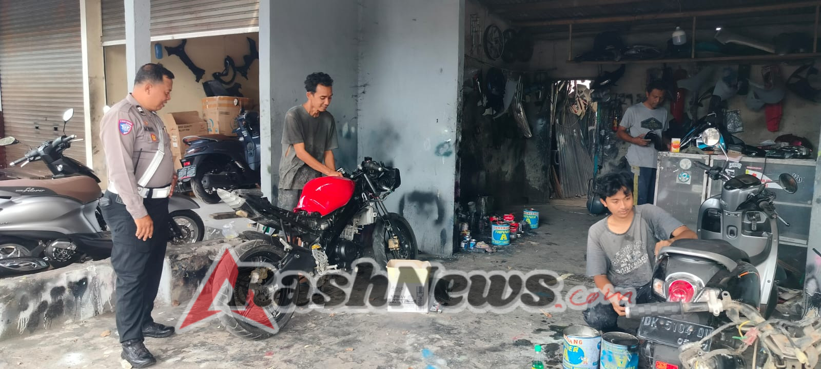 Ops Zebra Agung 2025 Sat Lantas Polres Karangasem  Gencar Sosialisasi Larangan Knalpot Brong