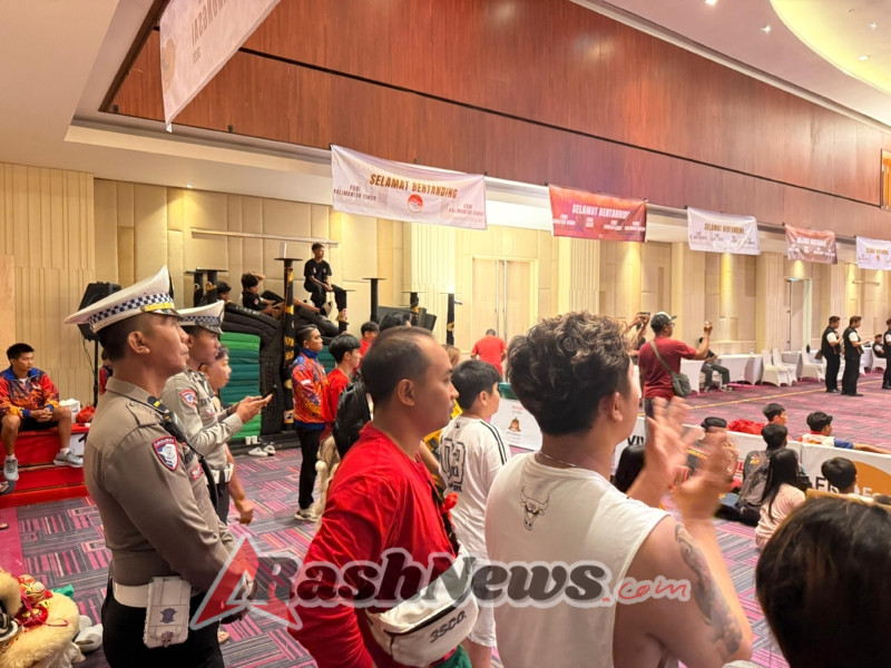 Polsek Denpasar Selatan Amankan Kejurnas Barongsai 2025 di Sanur