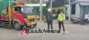 Koramil 1628-04/Poto Tano Perkuat Pengawasan di Pelabuhan Penyeberangan