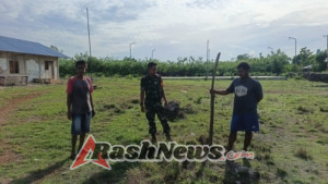 Kodim 1601/Sumba Timur Kawal Pengukuran dan Penetapan Batas Lahan Koperasi Merah Putih