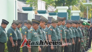 Siap Hadapi Tugas Kedepan, Prajurit Kodim Mabar Ikuti Upacara Bendera Rutin Penuh Semangat Pengabdian