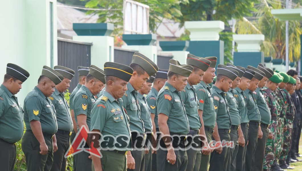 Siap Hadapi Tugas Kedepan, Prajurit Kodim Mabar Ikuti Upacara Bendera Rutin Penuh Semangat Pengabdian