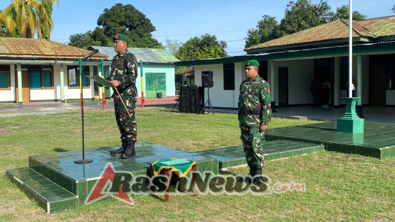 Dandim Ajak Prajurit Jaga Profesionalisme pada Upacara Bendera Mingguan