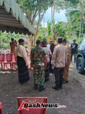 Babinsa Aktif Dampingi Warga dalam Pembangunan Dapur MBG Desa Niowula