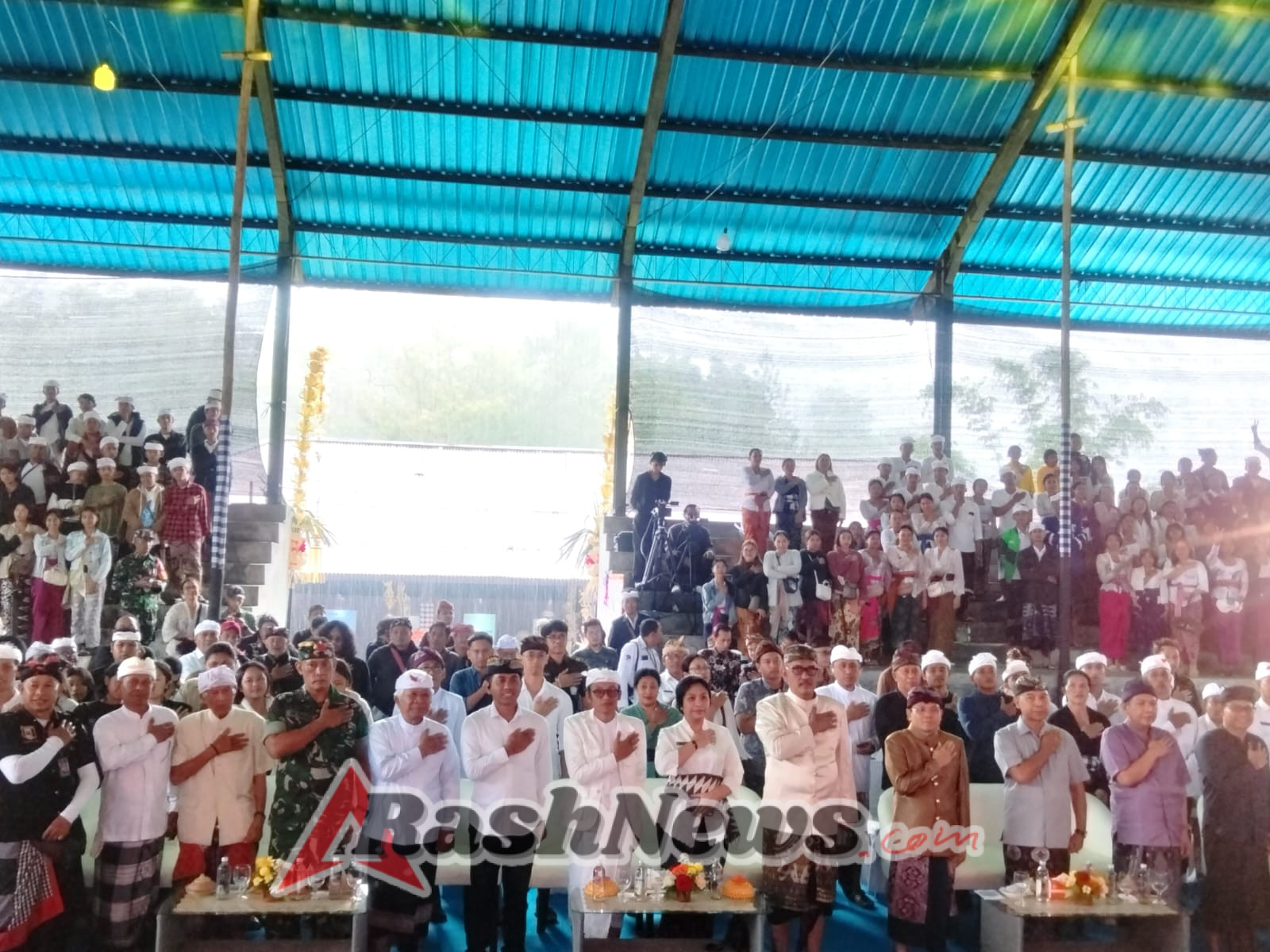 Kasat Intelkam Wakili Kapolres Bangli Hadiri Puncak Panen Kebudayaan Gunung Batur