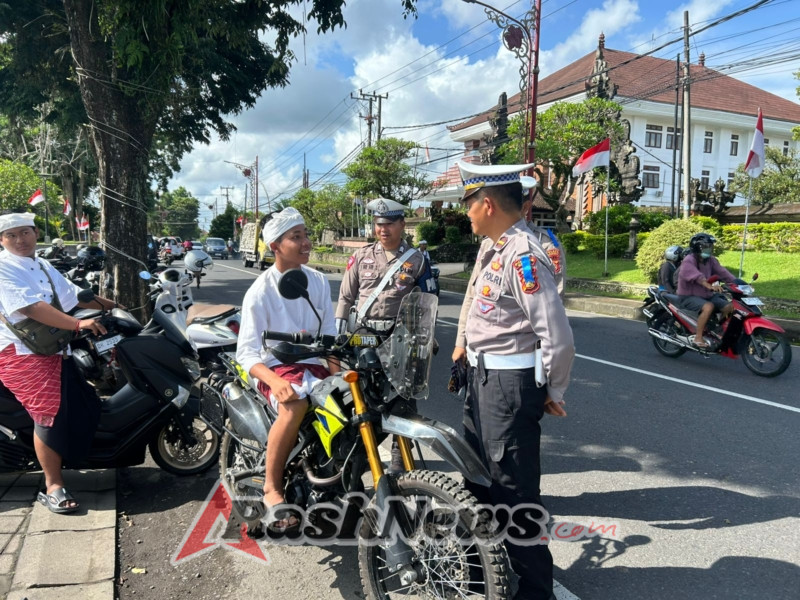 Satgas Gakkum Polres Bangli Laksanakan Hunting System dalam Rangka Ops Zebra Agung 2025