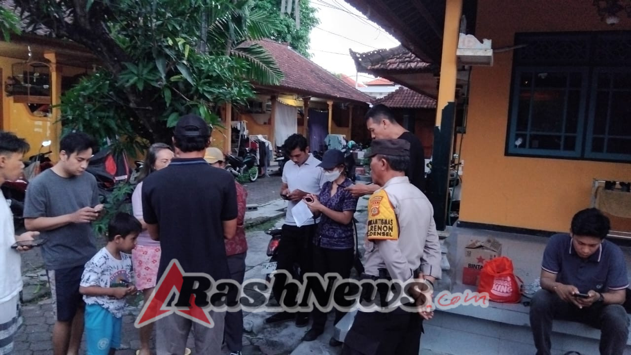 Pendataan Penduduk Non Permanen, Bhabinkamtibmas Renon gabung Inkait Lakukan Penertiban di Sejumlah Titik
