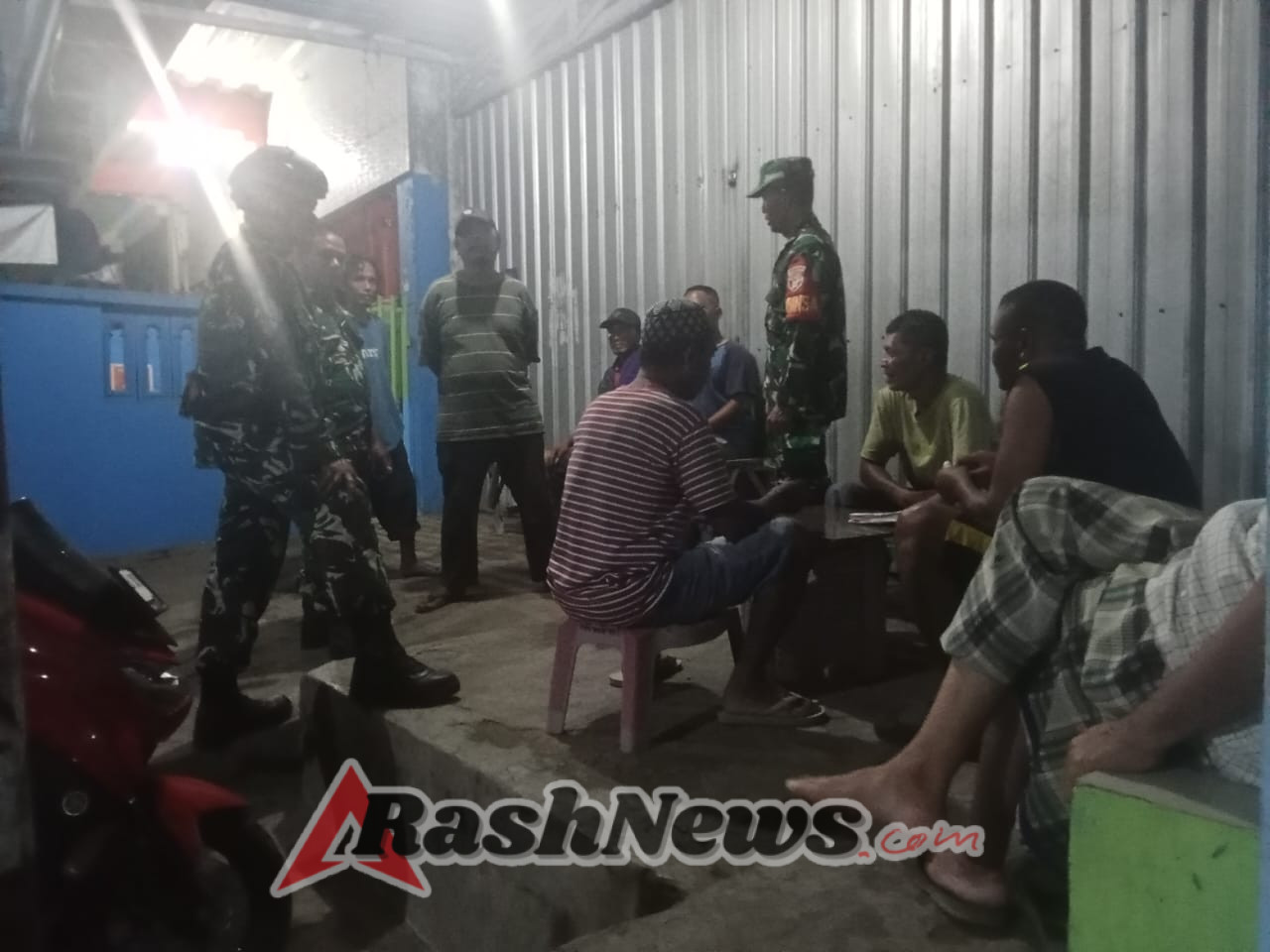 Babinsa dan Warga RT 19 RW 06 Bersinergi Jaga Wilayah Kel. Tanjung dan Melayu