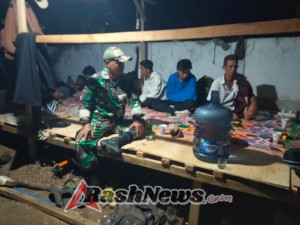 Koramil 1628-04/Poto Tano Aktif Patroli Malam, Bangun Sinergi dengan Masyarakat