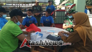 Puskesmas Sape dan Koramil Sape Bersinergi Dalam Pemeriksaan Kesehatan Rutin