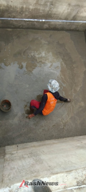 Sinergi TNI dan Warga Desa Sini: Pengecoran Dasar Bak Resofer Segera Dilaksanakan