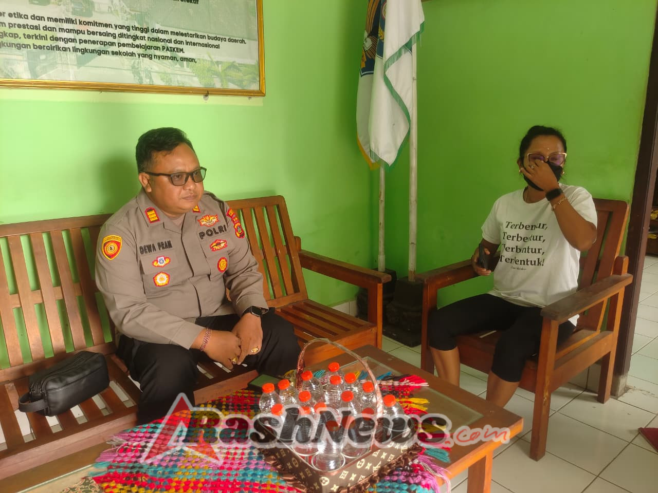 Kapolsek Seltim Kenalkan SMA Kemala Taruna Bhayangkara, Berikan Motivasi Pendidikan bagi Siswa Berprestasi SMPN 3 Seltim