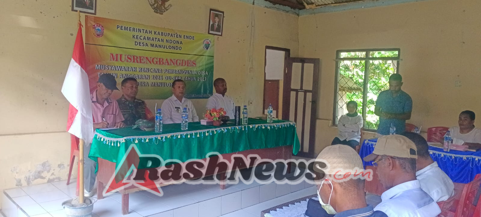 Camat dan Babinsa Hadiri Musrenbang Desa Manulondo, Pastikan Program Desa Tepat Sasaran