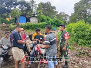 Satkowil Kodim 1602/Ende Tingkatkan Kamtibmas Lewat Komsos dan Pamwil di Desa Pise