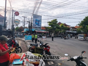 Arus Lancar di Jam Sibuk, Strong Point Pagi Polres Badung Berjalan Efektif