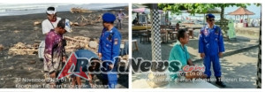 Sat Polairud Polres Tabanan Intensifkan Patroli Pesisir Yeh Gangga, Ingatkan Wisatawan Waspada Gelombang Tinggi