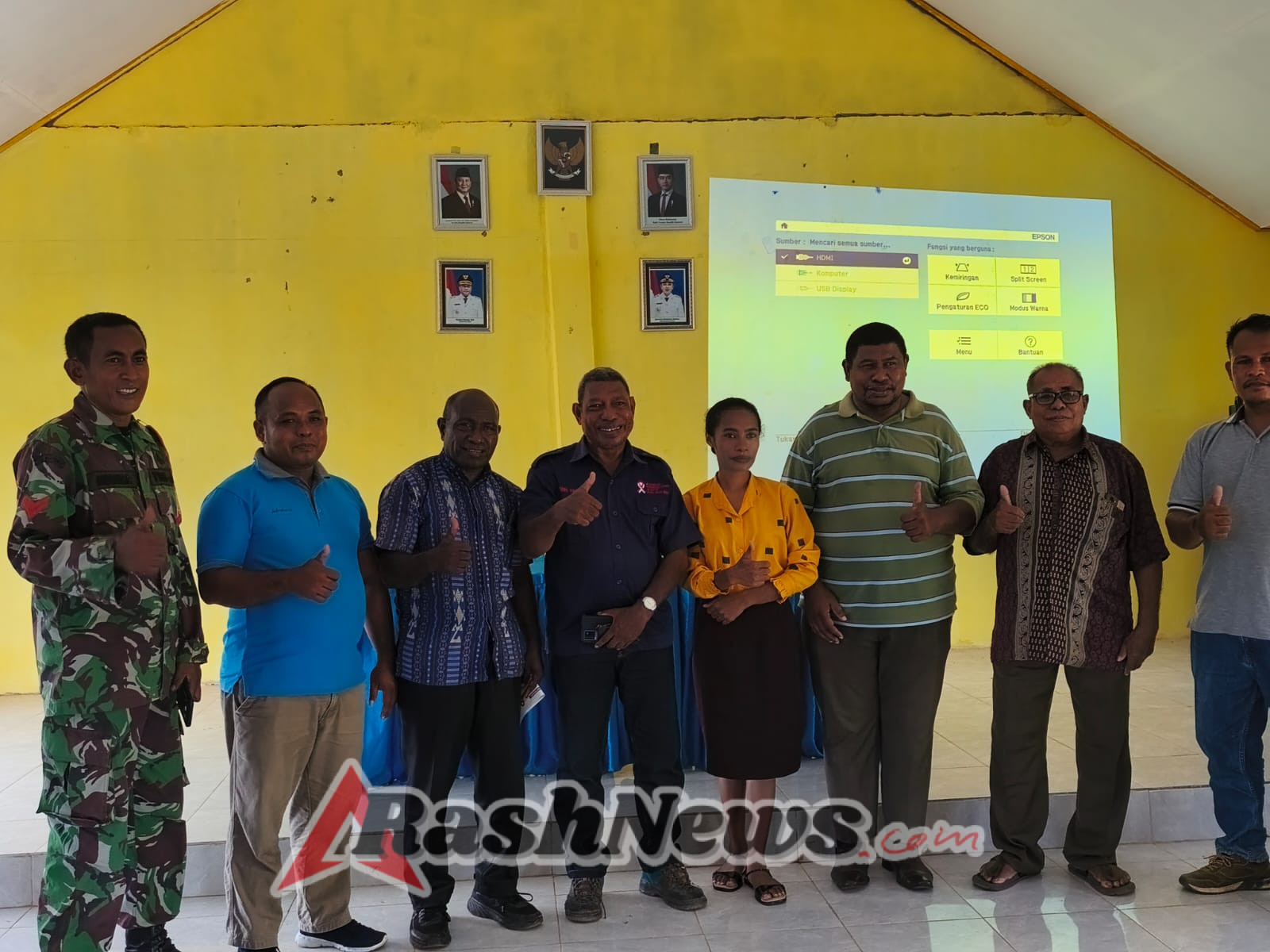 Koramil 1627-02/PB Aktif Dukung Program Kesehatan Masyarakat di Desa Ofalangga