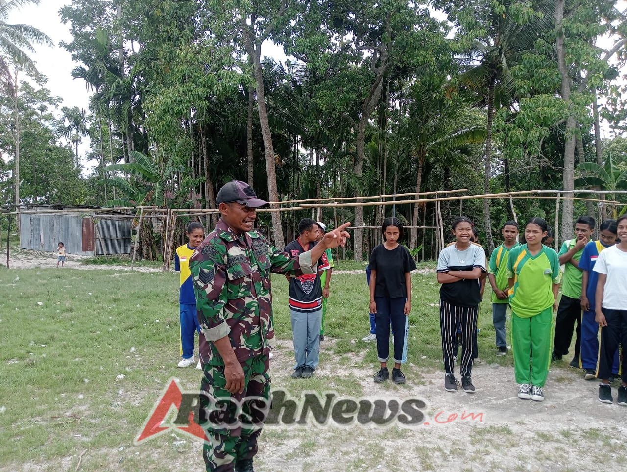 Koramil 1621-02/Abanteng Gencarkan Pembinaan PBB di SMK Negeri Babuin