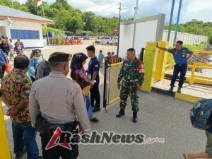 Koramil Pantai Baru Tingkatkan Pengamanan Aktivitas Kapal Feri Kalibodri
