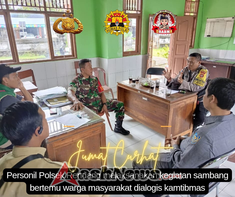 Bhabinkamtibmas Dialogis Dengan Warga Masyarakat Serap Informasi Kamtibmas