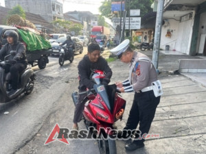 Satgas Gakkum Polres Tabanan Tindak 77 Pelanggar dalam Operasi Zebra Agung 2025