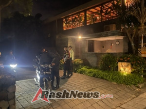 Unit Samapta Polsek Kuta Utara Gencarkan Blue Light Patrol Di Kawasan Obyek Wisata.