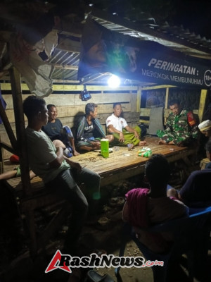 Babinsa Rompo Ajak Masyarakat Selesaikan Permasalahan dengan Cara Kekeluargaan