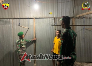 Perkuat Kemanunggalan, TNI Koramil Lembor Jamin Kondusivitas Wilayah Binaan
