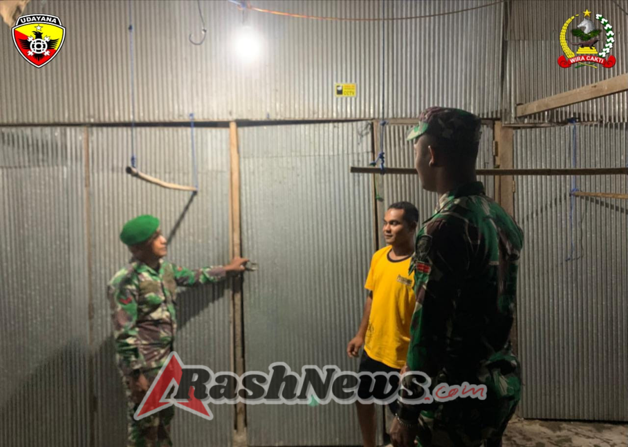 Perkuat Kemanunggalan, TNI Koramil Lembor Jamin Kondusivitas Wilayah Binaan