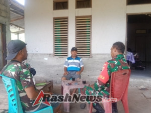 Babinsa Turun Langsung, Warga Desa Kebesani Sambut Kehadiran TNI dengan Antusias