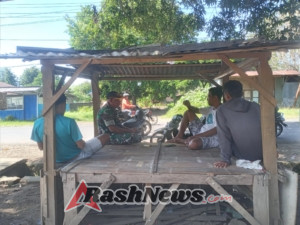 Babinsa Turun Langsung, Warga Rewarangga Selatan Sambut Kehadiran TNI dengan Antusias