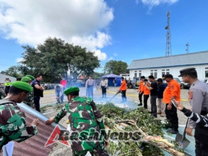 Antisipasi Bencana Hidrometeorologi, TNI-Polri-BPBD Kabupaten TTS Tingkatkan Kesiapan Melalui Latihan Bersama