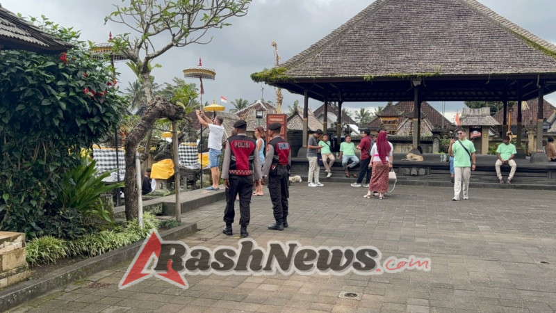 Antisipasi Gangguan Kamtibmas dan Wujudkan Kenyamanan Wisatawan, Sat Samapta Polres Bangli Gelar Patroli Rutin di Obyek Wisata