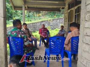 TNI–Rakyat Makin Solid, Babinsa Gelar Komunikasi Sosial di Wilayah Binaan Ende