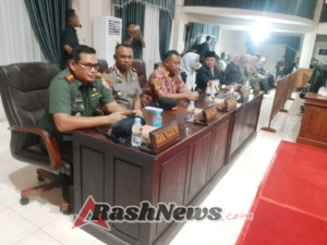 Rapat Paripurna APBD 2026 Berlangsung Kondusif, Dandim 1614/Dompu Hadir Lengkap Mendampingi Pemerintah Daerah